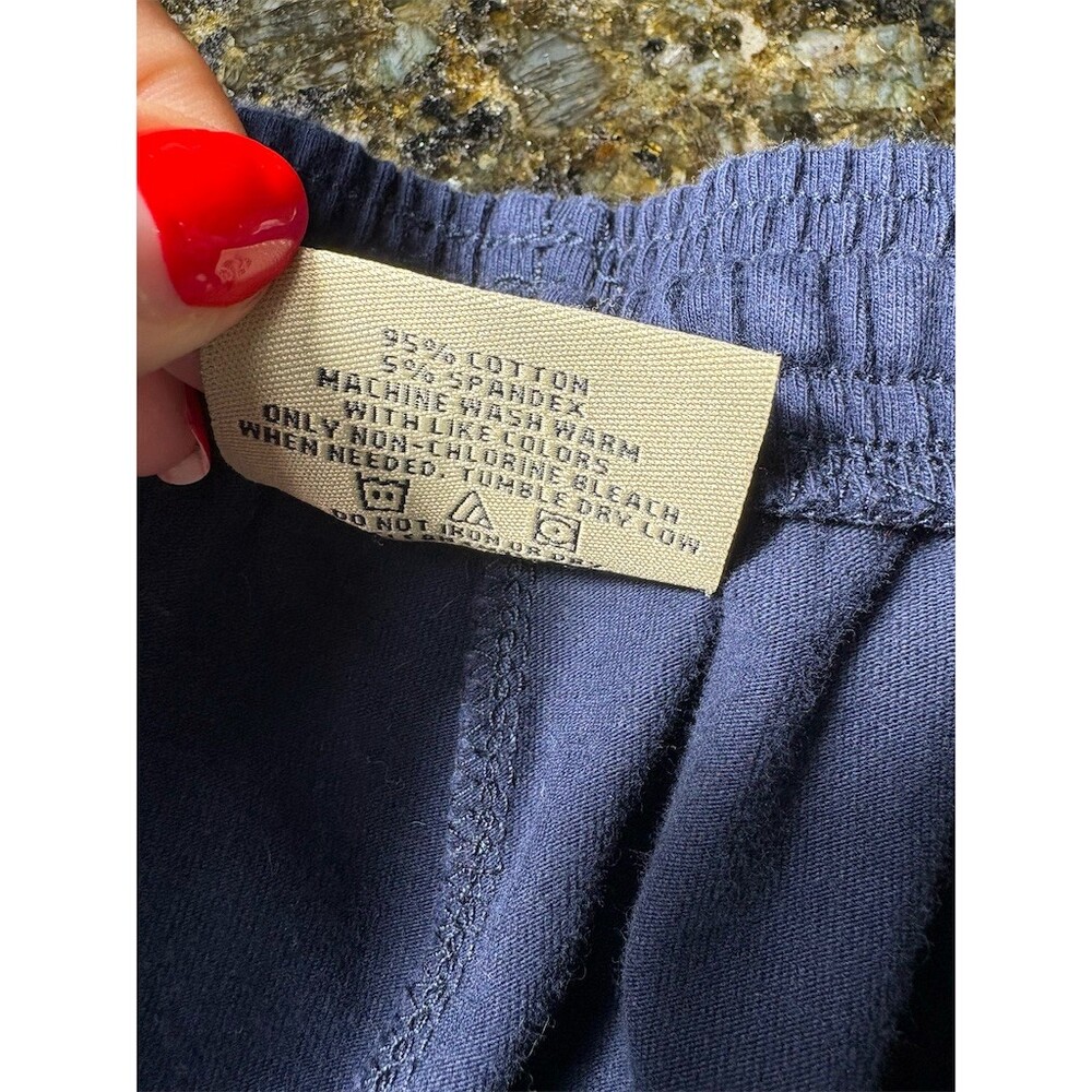 Russell Athletic Sweatpants Mens 2XL Navy Elastic Waist Side Pockets Logo - Picture 10 of 10